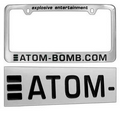 Chrome Plated Zinc Alloy License Plate Frame (Domestic Production)